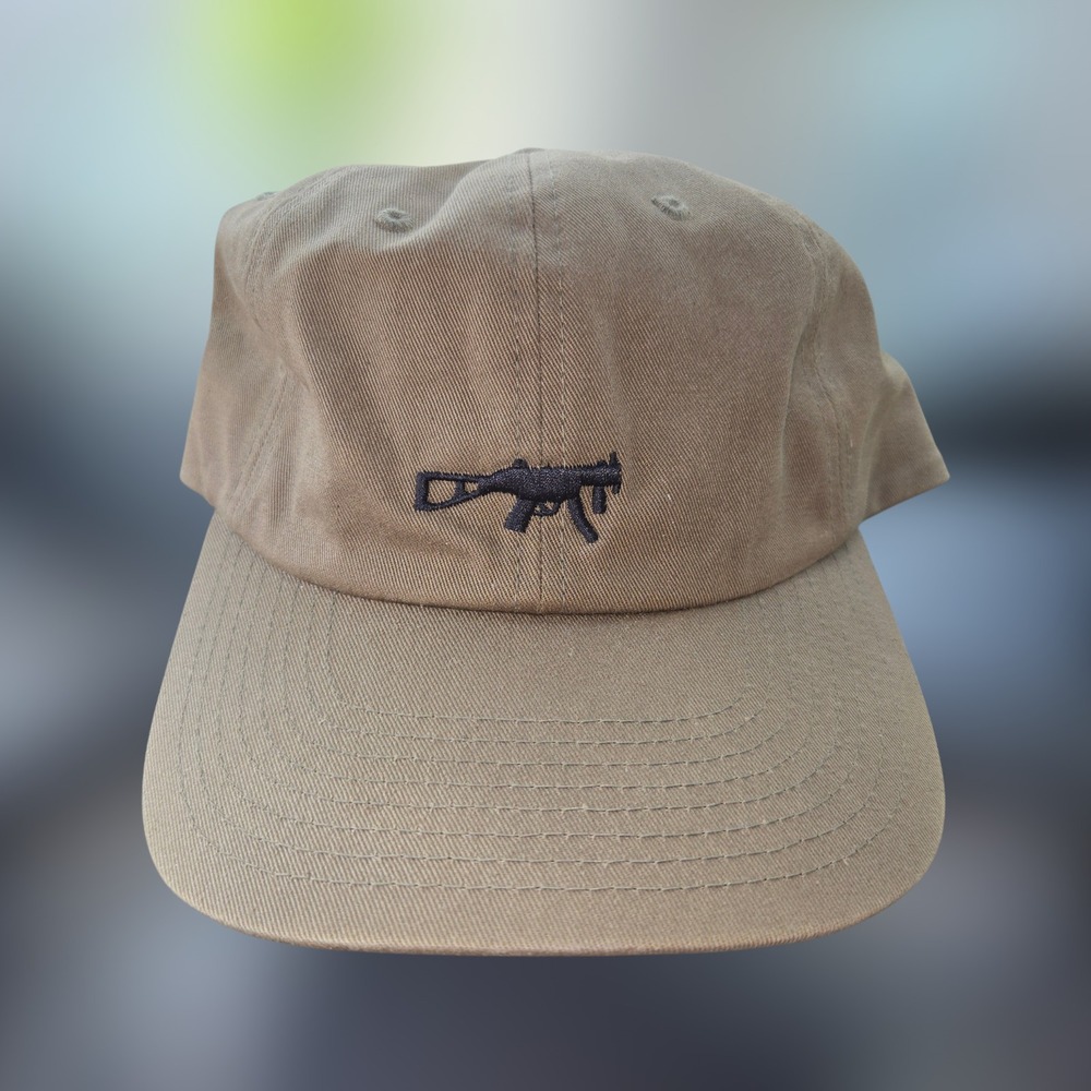 Black Rifle Coffee Company Hat Tan DadCap OS Richardson 252 Submachine Gun BRCC